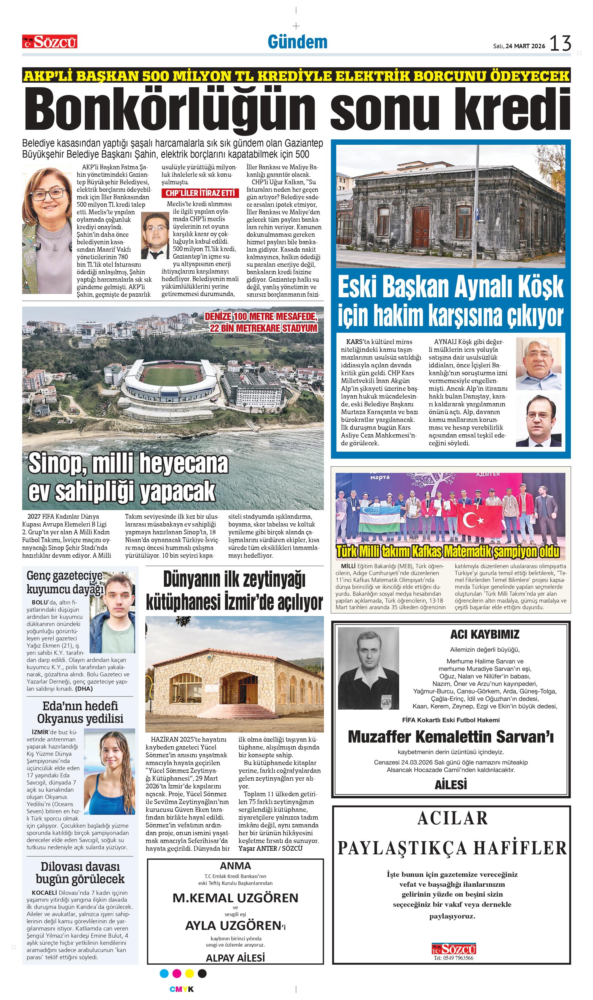 24 MART 2026 VEFAT İLANLARI